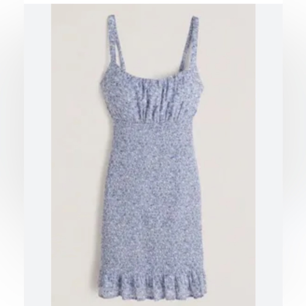Abercrombie and Fitch blue floral dress